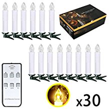 Sunjas velas de navidad inalámbricas