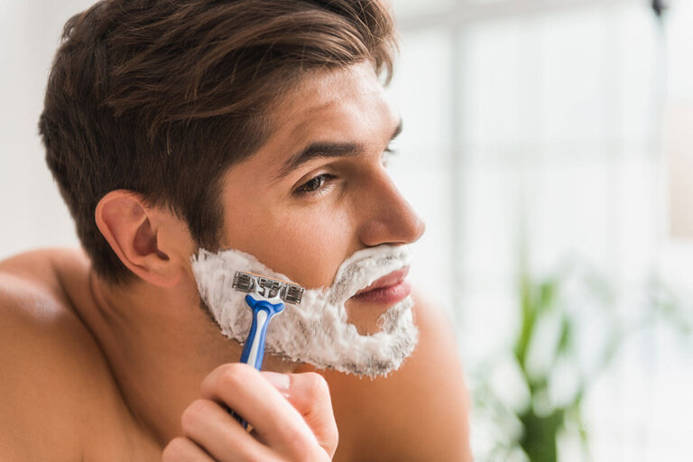 afeitadora húmeda para hombres