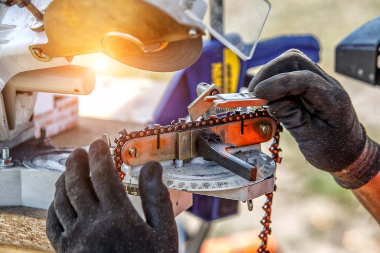 afilador de cadenas de motosierra