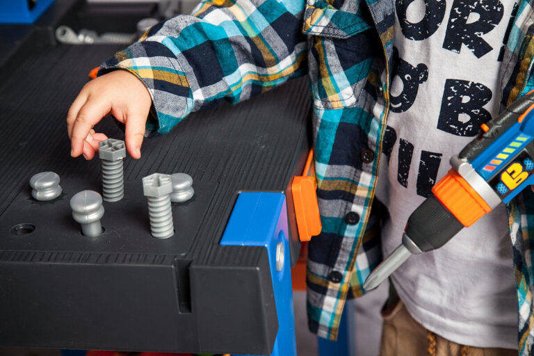 banco herramientas de juguete