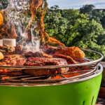 barbacoa de carbón sin humo