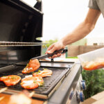 barbacoa de gas de 2 quemadores