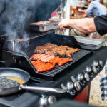 barbacoa de gas de 4 quemadores