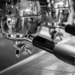 cafetera de bomba tradicional