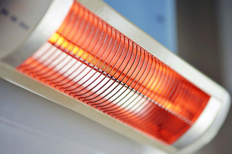 calefactor eléctrico radiante