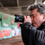 cámara con objetivo intercambiable