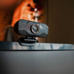 cámara web con micrófono