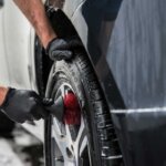 cepillo para limpiar llantas