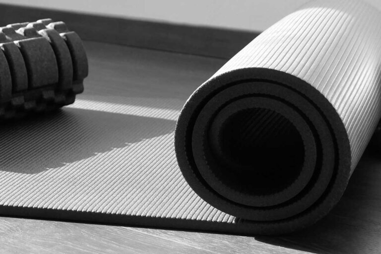 colchoneta de gimnasia