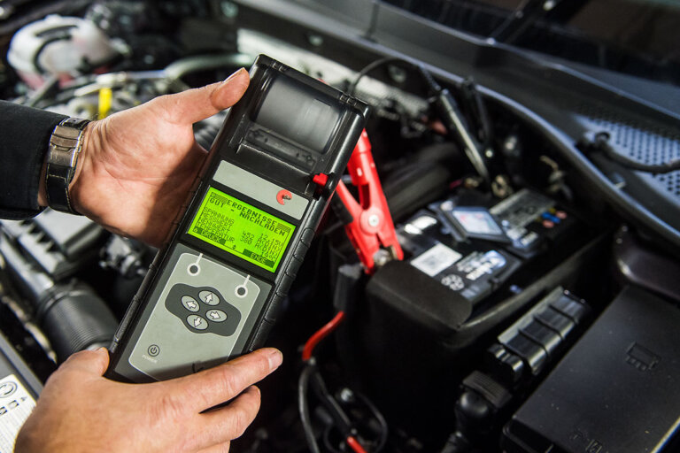 comprobador de baterías de coche