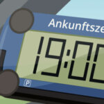 disco de aparcamiento electrónico