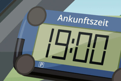 disco de aparcamiento electrónico