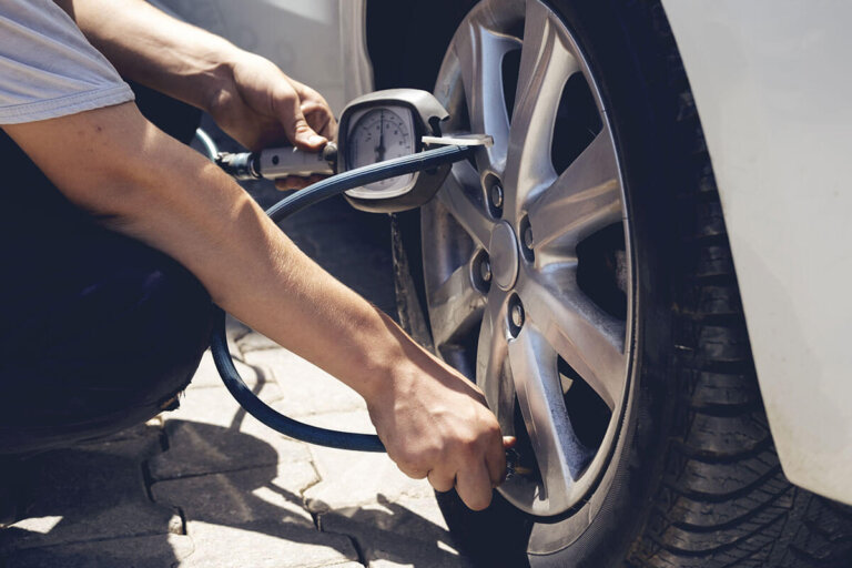 inflador de ruedas de coche