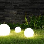 lámpara de bola solar