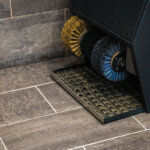 máquina limpiadora de zapatos