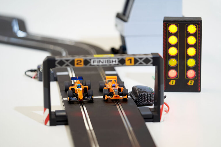 pista de coches de juguete