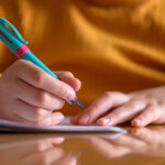 pluma estilográfica de escolar