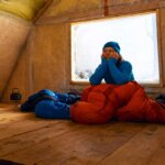 saco de dormir cabaña