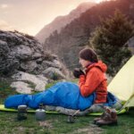 saco de dormir de plumas