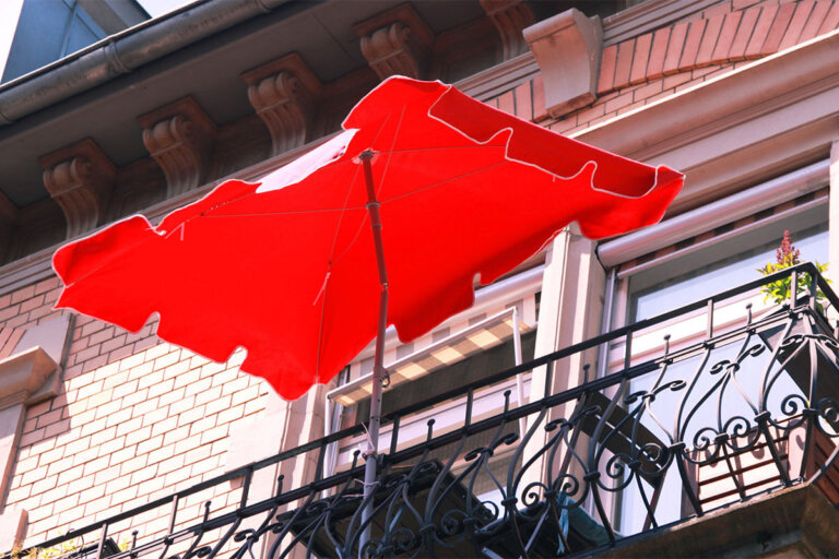 sombrilla rectangular
