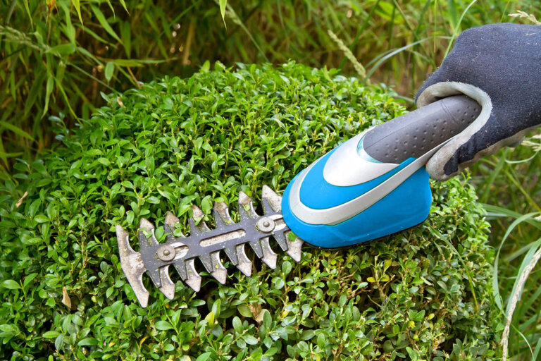 tijera cortacésped a batería